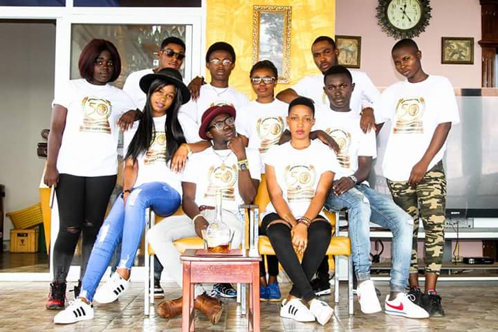 The youth of Duayaw-Nkwanta in their Golden Jubilee Anniversary T-Shirt
